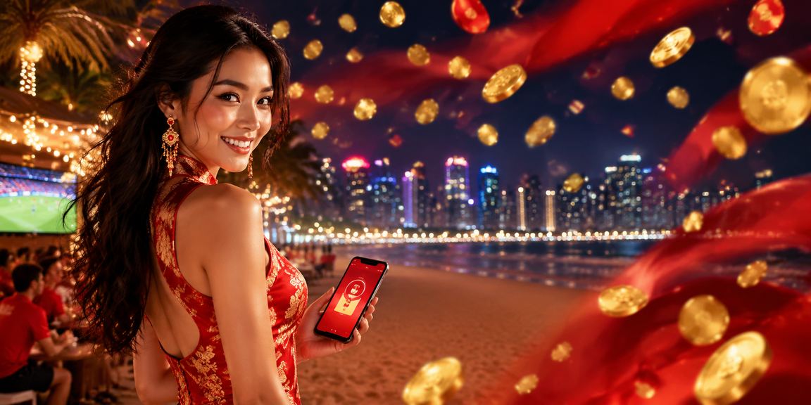 Sampul merah bonus Hari Raya dan Tahun Baru Cina gaya Johor Bahru untuk pemain kasino